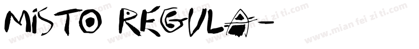 misto regula字体转换